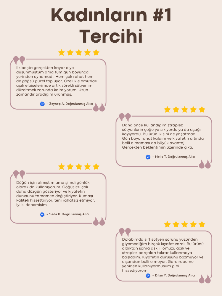 Losvena™ Destekleyici Straplez Sütyen