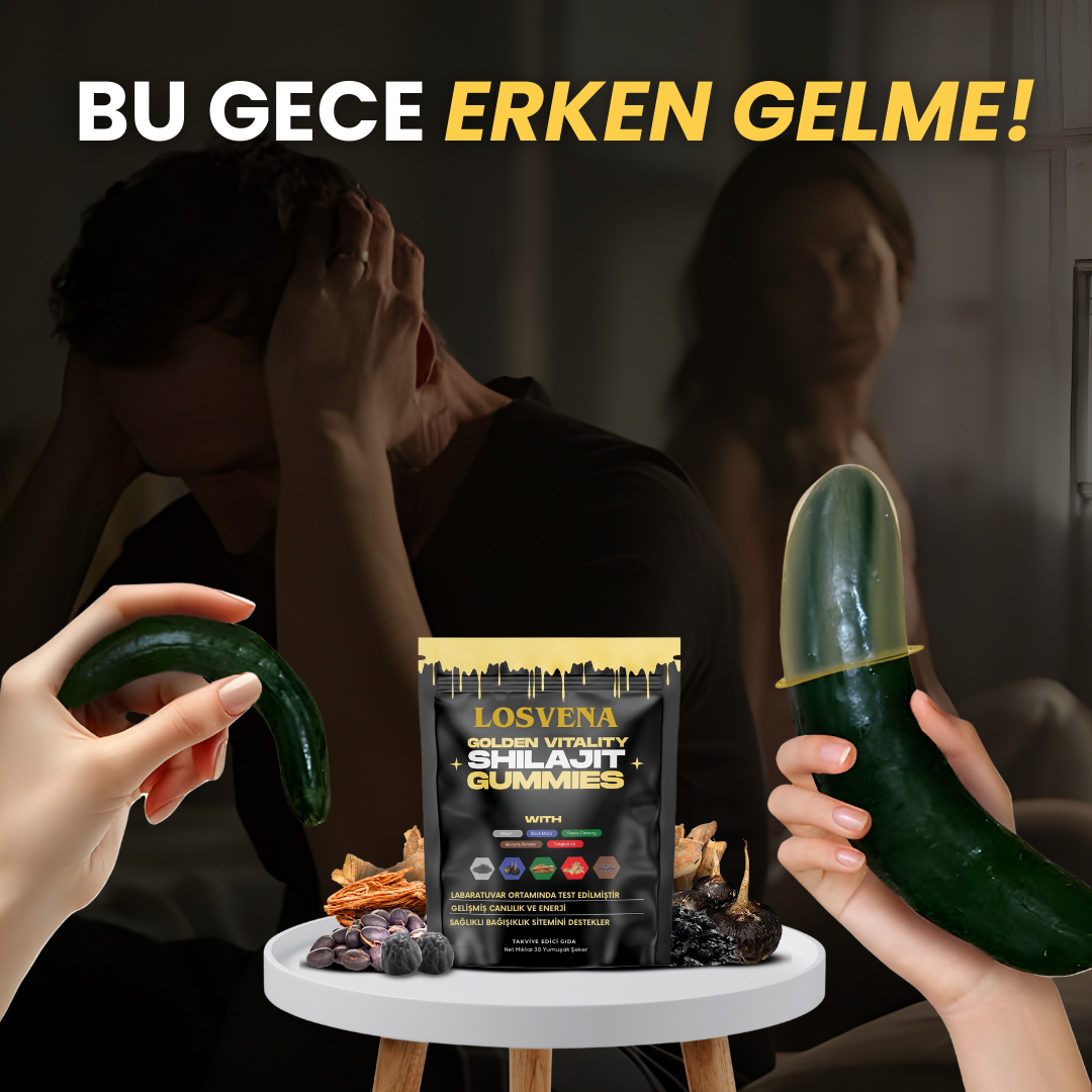 Losvena™ Shilajit-Doğal Testosteron ve Performans Arttırıcı Gıda Takviyesi