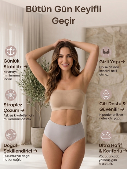 Losvena™ Destekleyici Straplez Sütyen
