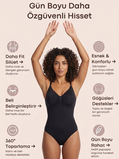 Losvena™ Toparlayıcı Bodysuit Slip