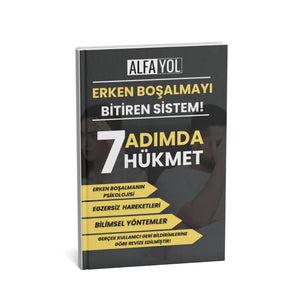 + Erken Boşalmayı Bitiren Sistem 7 Adım E-Kitap Hediye