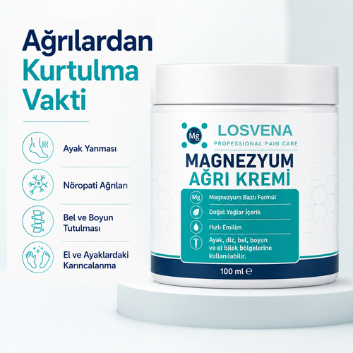 Losvena Magnezyumlu Masaj Kremi