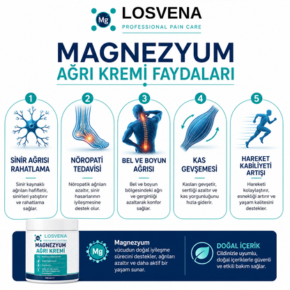 Losvena Magnezyumlu Masaj Kremi