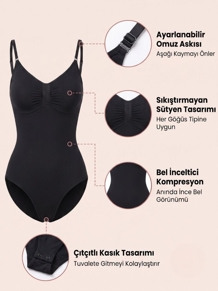 Losvena™ Toparlayıcı Bodysuit Slip